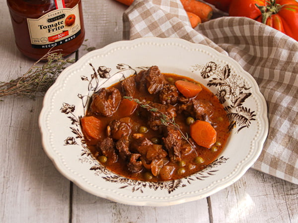 ragu de ternera o estofado